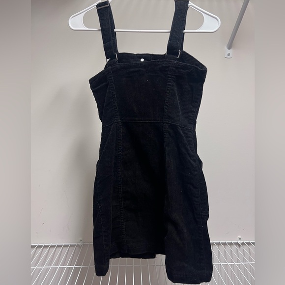 H&M Black Corduroy Mini Dress - Picture 3 of 5